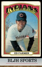 1972 Topps #116 Ed Farmer  RC Cleveland Indians (B)