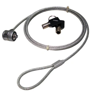 Câble de sécurité pour ordinateur portable avec serrure à canon fente Kensington - Photo 1/10