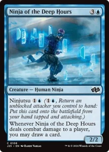 Ninja of the Deep Hours - J25 Uncommon - MTG Magic Pack fresh - Picture 1 of 1
