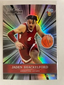 '21-22 Wild Card BKB "Silver Rainbow" ABC-31 Jaden Shackelford /299 - Picture 1 of 2