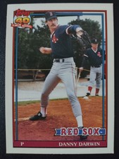 Danny Darwin - Boston Red Sox - 1991 Topps Baseball Card #26T