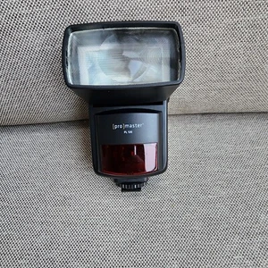 Vtg ProMaster FL 120 flash For Nikon Camera with canon case - Picture 1 of 12