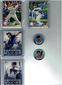 2018 Topps Chicago Cubs Series 1 & 2 Team Set (25) Base Cards ++Plus More++ - Foto 1 di 1