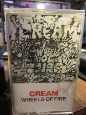Reissue CREAM Wheels Of Fire US Cassette Polygram Psych Blues Rock VG+/VG - Image 1 of 3