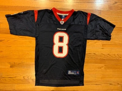 Camiseta deportiva de fútbol americano vintage de los Houston Texans Matt Schaub adulto M NFL Reebok azul nueva sin etiquetas Foto 1 de 4