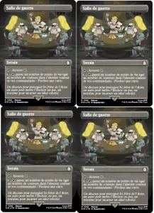 MTG 4X Fallout Commander Launch Party Foil Promo War Room (NM) FRENCH!! - Picture 1 of 1