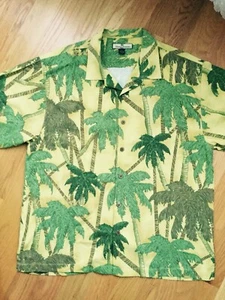 Tommy Bahama Hawaii Tropical 100% Seide Herren Hemd Palmen Gr. XTRA LARGE - Bild 1 von 4