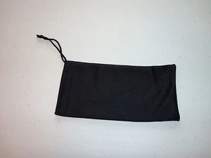 QTY 12 Black Sunglasses Case Soft Storage Sleeve Bag Cover + Lens Cleaner - Picture 1 of 2