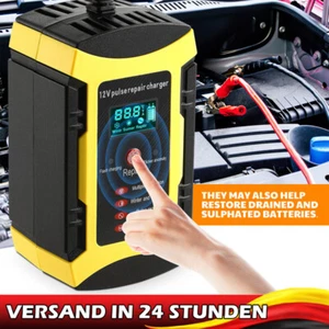 1X Puls Reparatur 12V Digital Display Bildschirm Auto Motorrad Batterie Betreuer - Bild 1 von 12