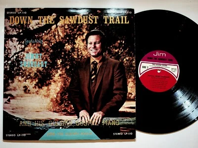 Jimmy Swaggart Down The Sawdust Trail LP Jim Records Gospel Piano Stereo - Imagem 1 de 2
