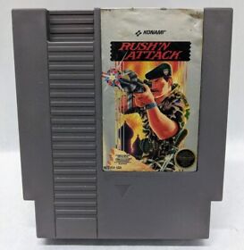 Rush'n Attack NES (Nintendo Entertainment System, 1987) Cartridge On (HE2052034)