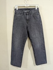 UNIQLO Jeans Women 25"  (inch)  Gray Straight Leg 