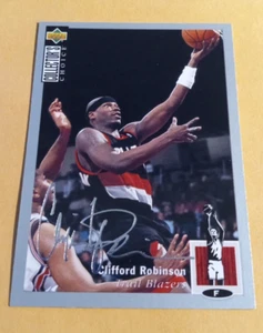 1994-95 Clifford Robinson Upper Deck Collectors Choice Silver Signature Card #56 - Picture 1 of 2