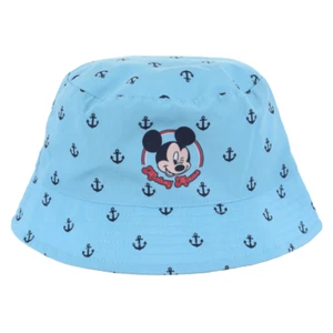 CAPPELLO TOPOLINO DISNEY CAPPELLO MODELLO ALLA PESCATORA 100% PE BAMBINI CELESTE - Picture 1 of 3