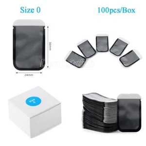 Bolsa protectora de placa de fósforo 100 sobres de barrera de película de rayos X dental tamaño 0 - Imagen 1 de 13