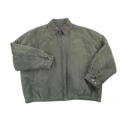Weather Report by Weatherproof Men's Bomber Jacket XL Green Full Zip - Image 1 of 4
