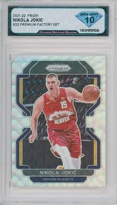 2021-22 Prizm Nikola Jokic #32 Silver Wave Factory Set💎DSG 10 Gem Mint - Bild 1 von 2