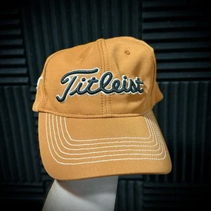 Vintage University Of Texas UT Longhorns Titleist Orange Fitted L/XL Hat Dad Cap - Picture 1 of 4