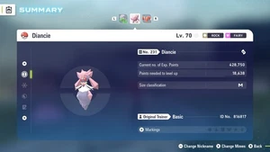 Diancie Pokemon Legends ZA Battle ready Max  IV EVs - Picture 1 of 5