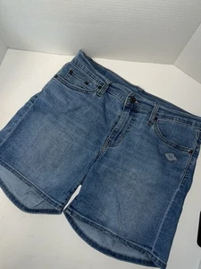 Levi’s Shorts Women’s Size 29 Blue Denim Dark Wash Jorts Everyday Stretch Soft - Picture 1 of 10