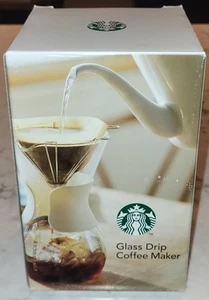 Rare Starbucks Japan Collectible New in Box Glass Drip Coffee Maker Pour Over - Picture 1 of 5