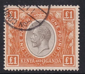 Kut 1922 £1 Black & Orange SG95 Fine Used - Bild 1 von 2