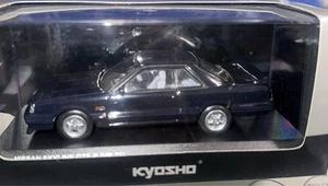 Kyosho Nissan Skyline GTS-R HR31 1/43 Blue Black Diecast Model Car - Picture 1 of 8