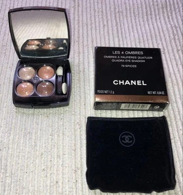 Chanel Les 4 Ombres Quadra Eye Shadow Palette 79 Spices Discontinued Cosmetics - Image 1 of 4