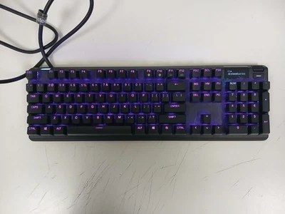 Steelseries Apex 7 Blue Switch Wired Gaming Keyboard, Black - Image 1 of 4