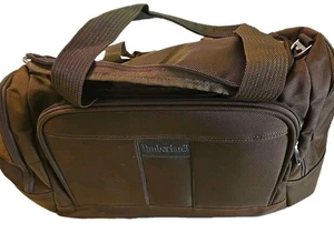Bolso de Lona Timberland Vintage Bolsillos Laterales Marrón Resistente! - Imagen 1 de 7
