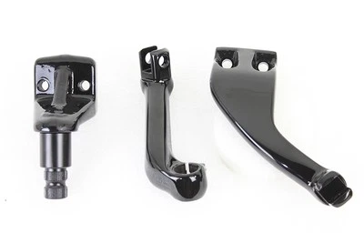 Réplica de driver preto conjunto de montagem Footpeg serve para Harley Davidson - Imagem 1 de 4