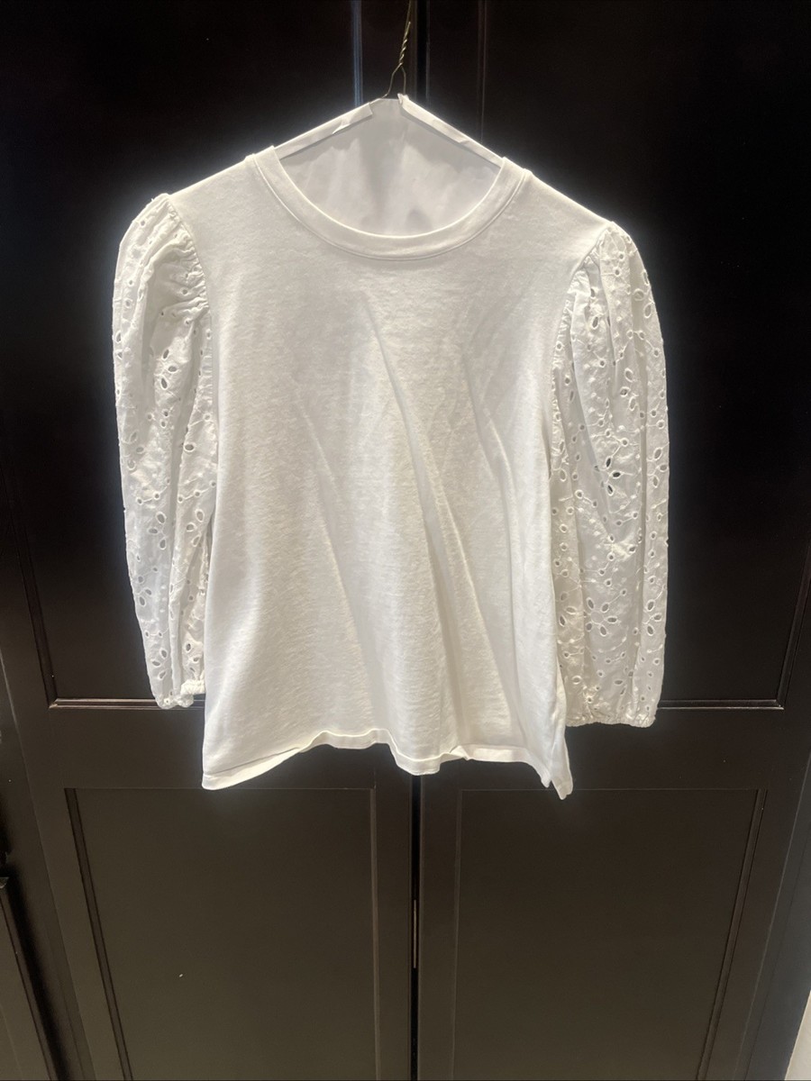 Camisetas New Day Mujer - 100% Algodón, Encaje Macramé, Hechas En Italia, Pack 3 Unidades