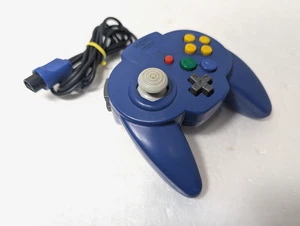Nintendo 64 HORI Pad Mini 64 Blue Japan - Picture 1 of 8