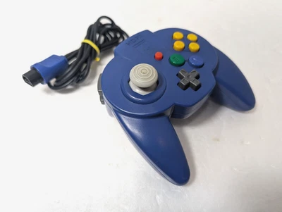 Nintendo 64 HORI Pad Mini 64 Blue Japan - Image 1 of 4