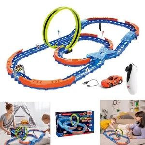  Glow Race Tracks Toy Cars Magical Twisting Glow In the Dark Light Up Gift Boys - Picture 1 of 13