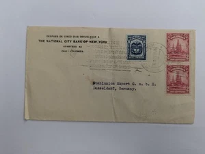 Kolumbien Brief toller Beleg nach Düsseldorf  - Bild 1 von 2