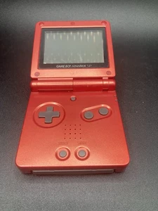 Nintendo Game Boy Advance SP Handheld-System Flammenrot, AGS-001 Top Zustand - Bild 1 von 8