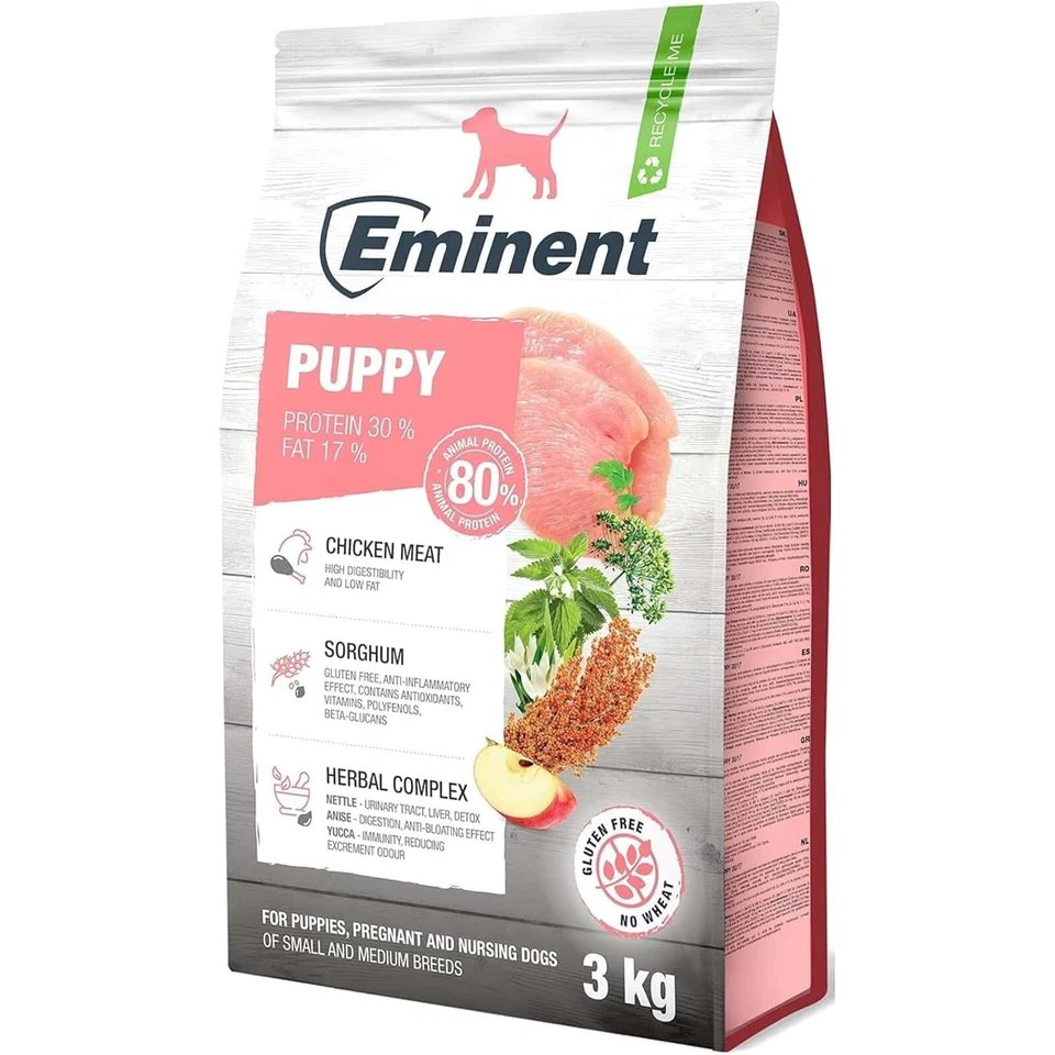 Eminent Puppy 3kg glutenfreies Trockenfutter | Welpen, junge, laktierende Hunde - Bild 1 von 4