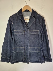 COS Indigo Blue Safari Utility Denim Jacket Long Sleeve Women's 32 / UK 6 - Picture 1 of 5