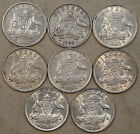 Australien 6 Pence 1936,38,40,41,42m,42D,43D, + 44S bessere Qualität Münzen