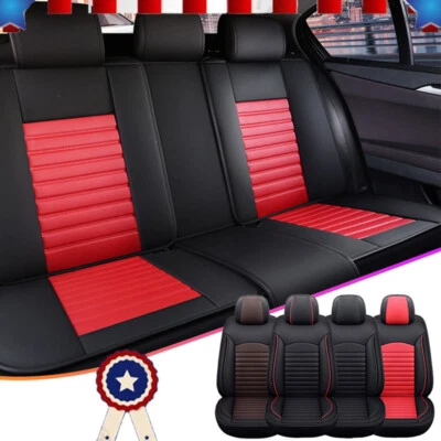 For Maserati Car Front/Rear Seat Covers 3D PU Leather Full Surround Cushions Mat Foto 1 de 4