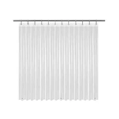 Revestimiento de cortina de ducha transparente 5G resistente PEVA impermeable con 72''x72' impermeable Foto 1 de 4