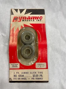 Dynamic Models 691H JUMBO SLICK TIRE SLOT CAR MODEL CAR NOS UNOPENED - Picture 1 of 2