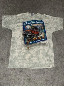 Vintage 90s 1997 Liquid Blue Grateful Dead Deaddie Bear Parody Tshirt Sz XL NWOT - Picture 1 of 9