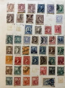Argentina Stamps Used Early Selection  - Picture 1 of 2