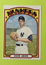 1972 Topps Jack Aker #769 High Number New York Yankees NM