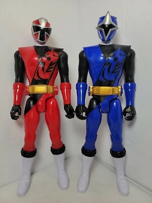 Figuras de acción Power Rangers Ninja Steel azul y rojo Ranger Titan Series 12"  Foto 1 de 4
