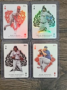 2023 Topps All Aces Baseball 4 Card Lot Pedro Martinez, Gibson, Hernandez - Picture 1 of 2