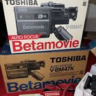 Toshiba Betamovie Cassette Camcorder Vintage 1984