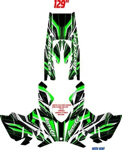KIT DE GRÁFICOS PARA MOTOS DE NIEVE ARCTIC CAT ZR PROCROSS PROCLIMB 12-16 CLAVIJAS DE LUJO - Imagen 1 de 2